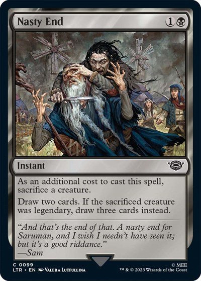 Nasty End (Universes Beyond: The Lord of the Rings: Tales of Middle-earth) Near Mint - Nick Nack's Full Frontal Attack