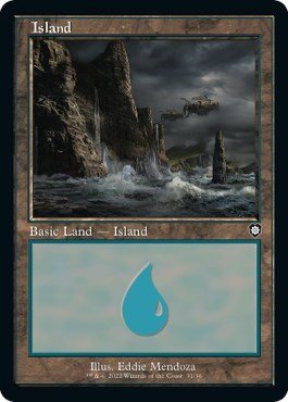 Island (31) (Commander: The Brothers' War) Near Mint - Nick Nack's Full Frontal Attack