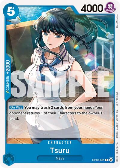 Tsuru (Tournament Pack 2025 Vol. 4) (One Piece Promotion Cards) Near Mint - Nick Nack's Full Frontal Attack