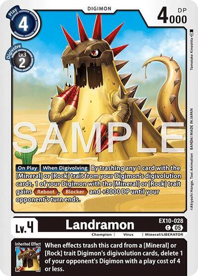 Landramon (Sinister Order) Near Mint - Nick Nack's Full Frontal Attack