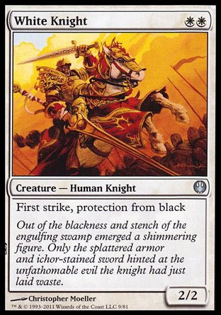 White Knight (Duel Decks: Knights vs Dragons) Near Mint - Nick Nack's Full Frontal Attack
