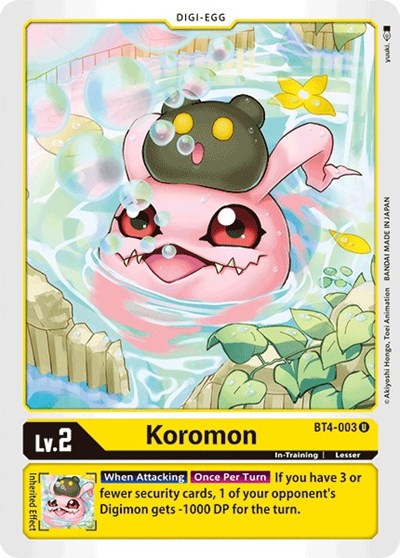Koromon (Great Legend) Near Mint
