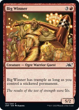 Big Winner (Unfinity) Near Mint - Nick Nack's Full Frontal Attack