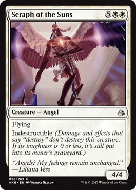 Seraph of the Suns (Amonkhet) Near Mint - Nick Nack's Full Frontal Attack