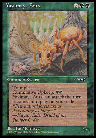 Yavimaya Ants (Alliances) Light Play - Nick Nack's Full Frontal Attack