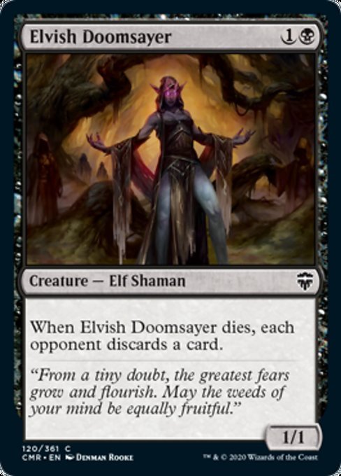 Elvish Doomsayer (Commander Legends) Near Mint - Nick Nack's Full Frontal Attack