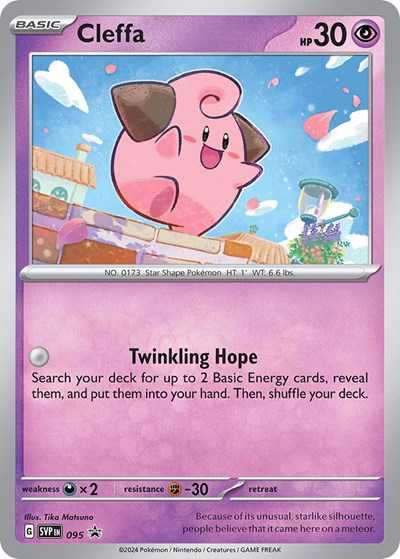 Cleffa - 095 (SV: Scarlet & Violet Promo Cards) Near Mint Holofoil