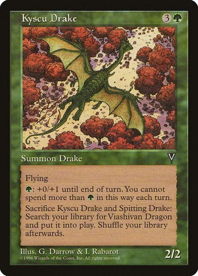 Kyscu Drake (Visions) Light Play - Nick Nack's Full Frontal Attack