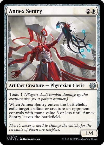 Annex Sentry (Phyrexia: All Will Be One) Near Mint - Nick Nack's Full Frontal Attack