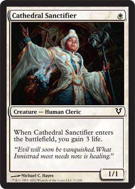 Cathedral Sanctifier (Avacyn Restored) Light Play