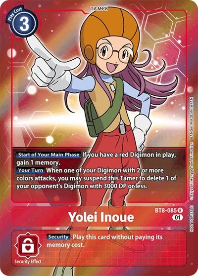 Yolei Inoue (Box Topper) (New Awakening) Near Mint Foil - Nick Nack's Full Frontal Attack