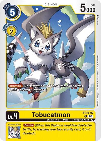 Tobucatmon (Starter Deck 19: Fable Waltz) Near Mint - Nick Nack's Full Frontal Attack