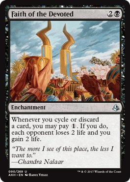 Faith of the Devoted (Amonkhet) Near Mint - Nick Nack's Full Frontal Attack