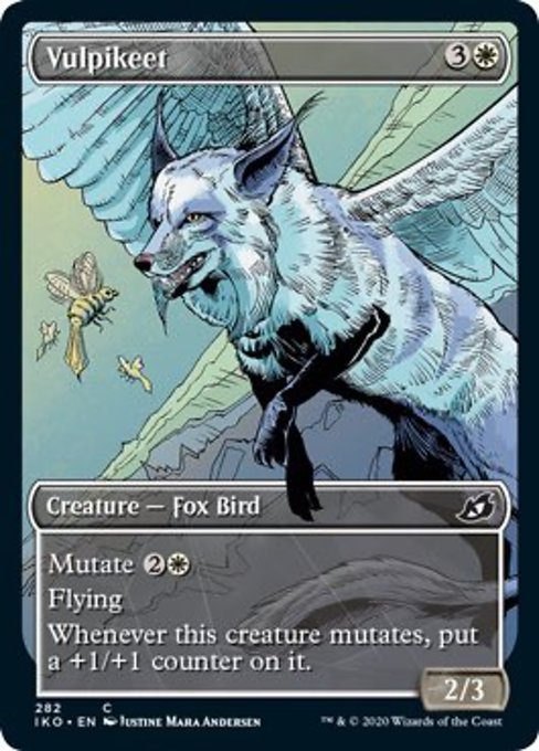 Vulpikeet (Showcase) (Ikoria: Lair of Behemoths) Near Mint - Nick Nack's Full Frontal Attack