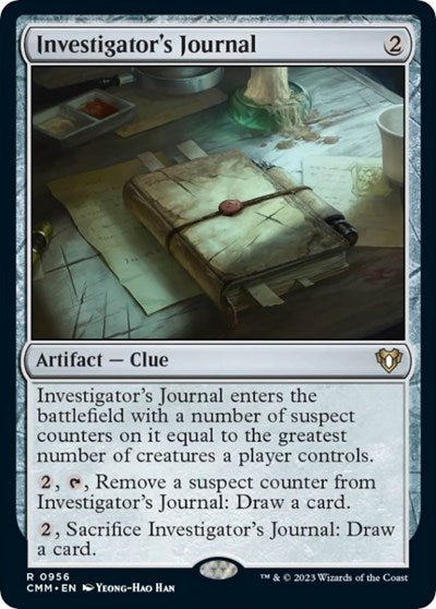 Investigator's Journal (Commander Masters) Near Mint - Nick Nack's Full Frontal Attack