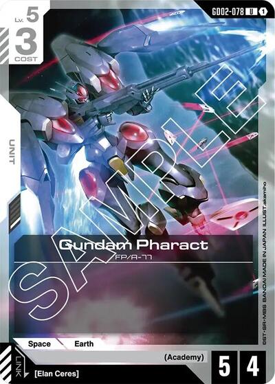 Gundam Pharact (Dual Impact) Near Mint - Nick Nack's Full Frontal Attack