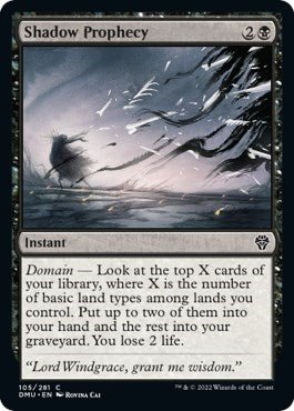 Shadow Prophecy (Dominaria United) Near Mint - Nick Nack's Full Frontal Attack