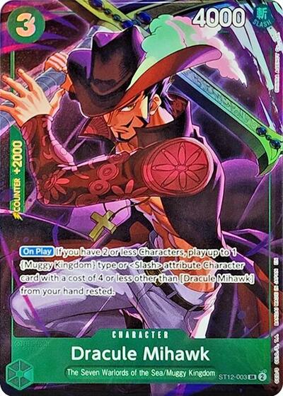 Dracule Mihawk (Illustration Box Vol.4) (One Piece Promotion Cards) Near Mint Foil