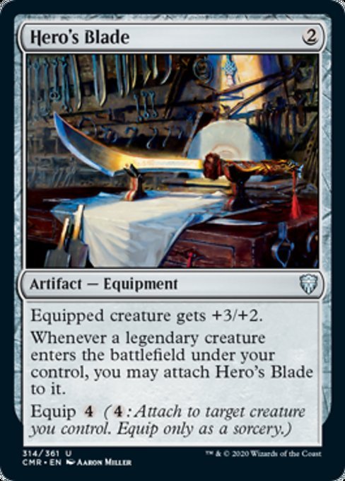 Hero's Blade (Commander Legends) Near Mint - Nick Nack's Full Frontal Attack