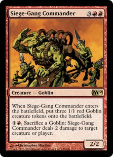 Siege-Gang Commander (Magic 2010 Core Set) Near Mint