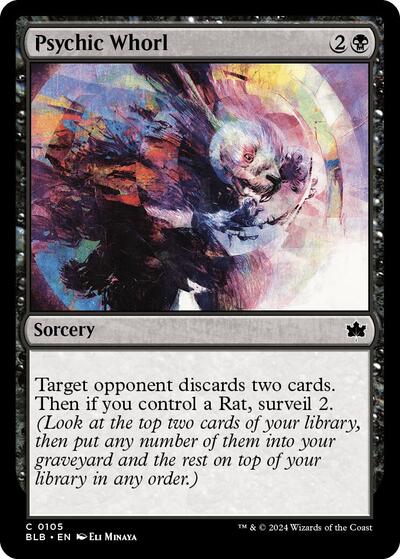 Psychic Whorl (Bloomburrow) Near Mint