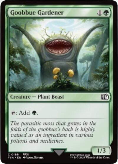 Goobbue Gardener (Universes Beyond: FINAL FANTASY) Near Mint - Nick Nack's Full Frontal Attack