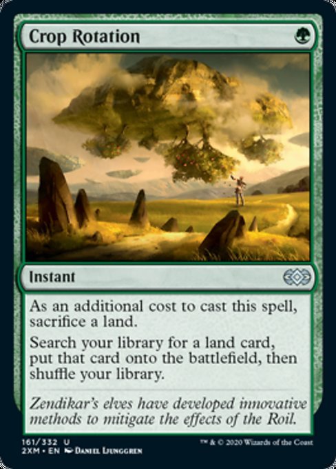 Crop Rotation (Double Masters) Near Mint Foil - Nick Nack's Full Frontal Attack