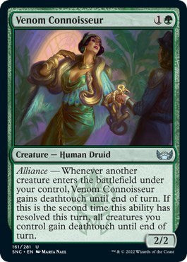 Venom Connoisseur (Streets of New Capenna) Near Mint