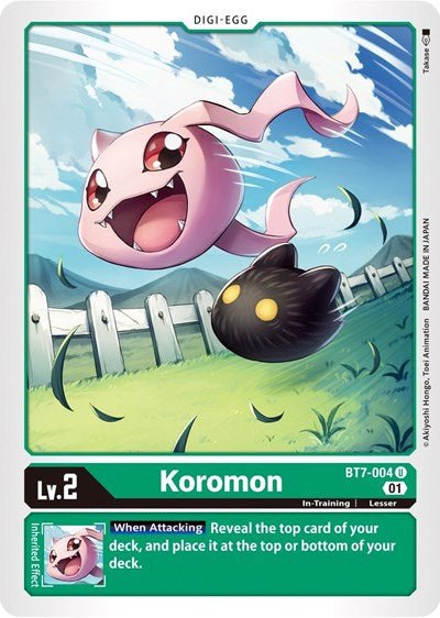 Koromon (The Next Adventure) Near Mint - Nick Nack's Full Frontal Attack