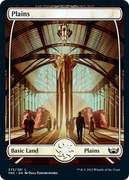 Plains (273) (Streets of New Capenna) Near Mint - Nick Nack's Full Frontal Attack
