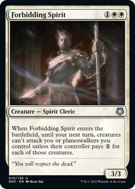 Forbidding Spirit (Magic Game Night: Free - For - All) Near Mint - Nick Nack's Full Frontal Attack