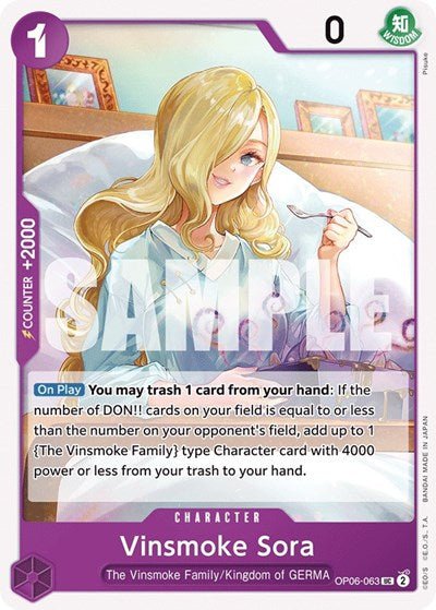 Vinsmoke Sora (Wings of the Captain) Near Mint - Nick Nack's Full Frontal Attack