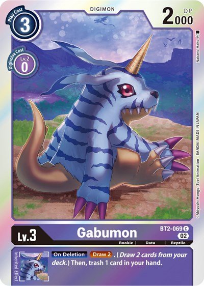 Gabumon BT2 - 069 (Resurgence Booster Reprint) (Resurgence Booster) Near Mint Foil - Nick Nack's Full Frontal Attack