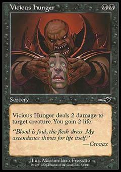 Vicious Hunger (Nemesis) Near Mint - Nick Nack's Full Frontal Attack