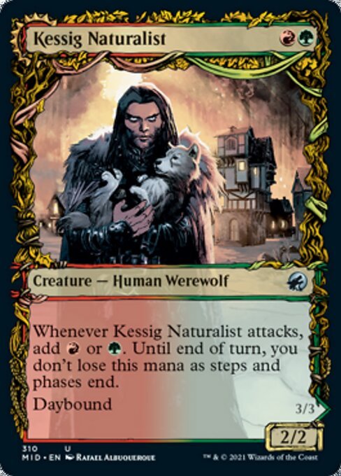 Kessig Naturalist / Lord of the Ulvenwald (Showcase) (Innistrad: Midnight Hunt) Near Mint - Nick Nack's Full Frontal Attack