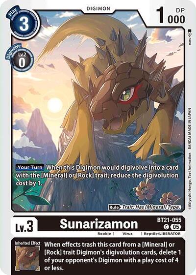 Sunarizamon (World Convergence) Near Mint - Nick Nack's Full Frontal Attack
