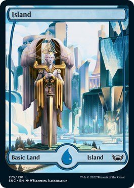 Island (275) (Streets of New Capenna) Near Mint - Nick Nack's Full Frontal Attack