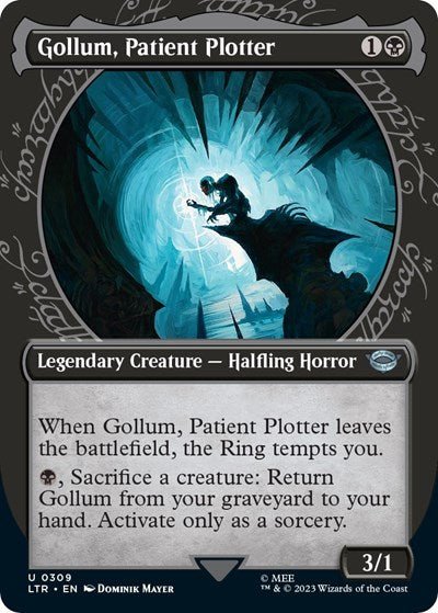 Gollum, Patient Plotter (Showcase) (Universes Beyond: The Lord of the Rings: Tales of Middle-earth) Near Mint - Nick Nack's Full Frontal Attack