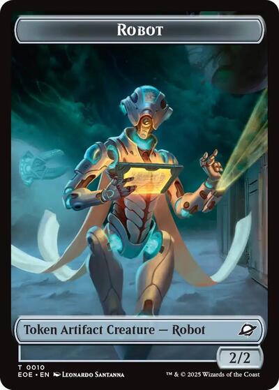 Robot / Munitions Double - Sided Token (Edge of Eternities) Near Mint - Nick Nack's Full Frontal Attack