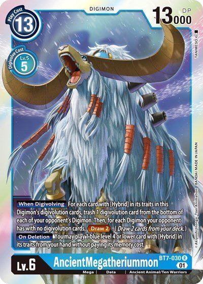 AncientMegatheriummon (The Next Adventure) Near Mint Foil - Nick Nack's Full Frontal Attack