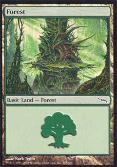 Forest (303) (Mirrodin) Light Play