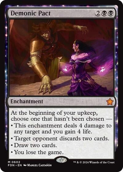 Demonic Pact (Foundations) Near Mint - Nick Nack's Full Frontal Attack