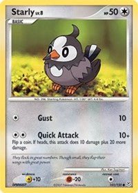 Starly (Diamond and Pearl) Medium Play - Nick Nack's Full Frontal Attack