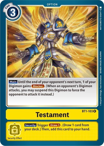 Testament (Release Special Booster) Near Mint - Nick Nack's Full Frontal Attack