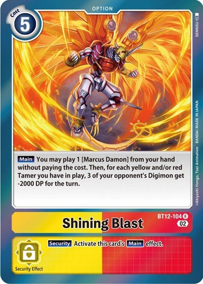 Shining Blast (Across Time) Near Mint Foil - Nick Nack's Full Frontal Attack