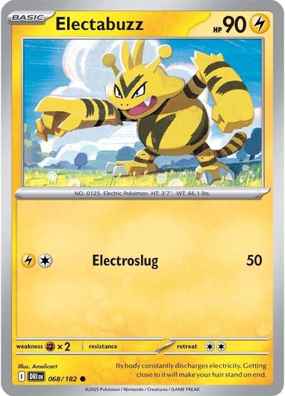 Electabuzz (SV10: Destined Rivals) Near Mint - Nick Nack's Full Frontal Attack