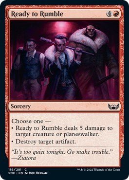 Ready to Rumble (Streets of New Capenna) Near Mint - Nick Nack's Full Frontal Attack