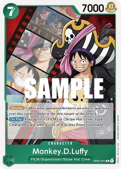 Monkey.D.Luffy (041) (Paramount War) Near Mint - Nick Nack's Full Frontal Attack