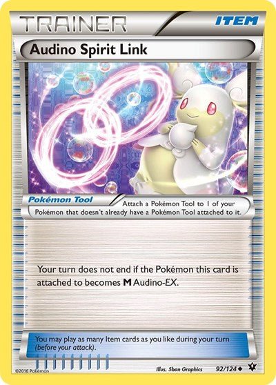 Audino Spirit Link (XY - Fates Collide) Medium Play - Nick Nack's Full Frontal Attack