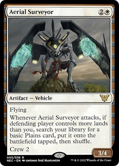 Aerial Surveyor (Commander: Kamigawa: Neon Dynasty) Near Mint - Nick Nack's Full Frontal Attack